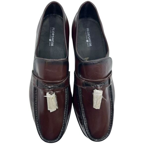 Florsheim Mens Shoes 11 3E Brown Leather Tassel Loafers Slip On Moc Toe 17090-18 main image 10